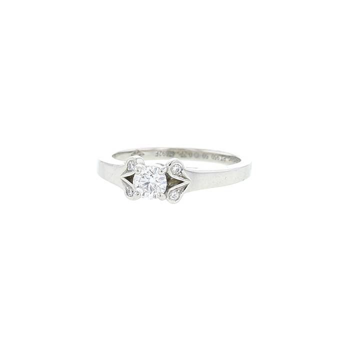 Cartier Ballerine solitaire ring in platinium and diamonds  (0,27 carat) - 00pp