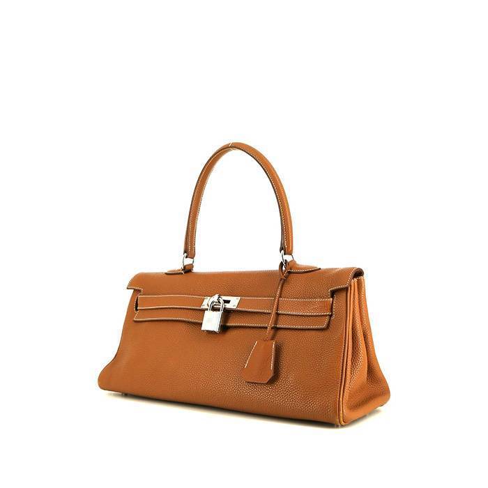Hermes Kelly Shoulder handbag in gold togo leather - 00pp