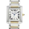 Cartier Tank Française watch in gold and stainless steel Ref:  2302 Circa  1990 - 00pp thumbnail