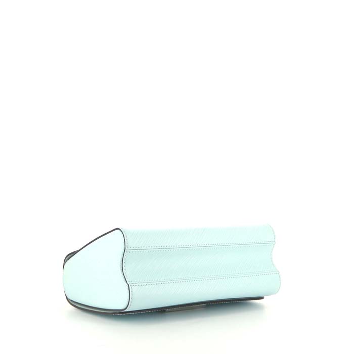 Borsa Louis Vuitton Twist in pelle blu - Detail D5