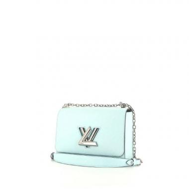 Bolso de mano Louis Vuitton Twist en cuero azul