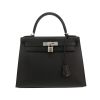 Borsa Hermès  Kelly 28 cm in pelle Epsom nera - 360 thumbnail