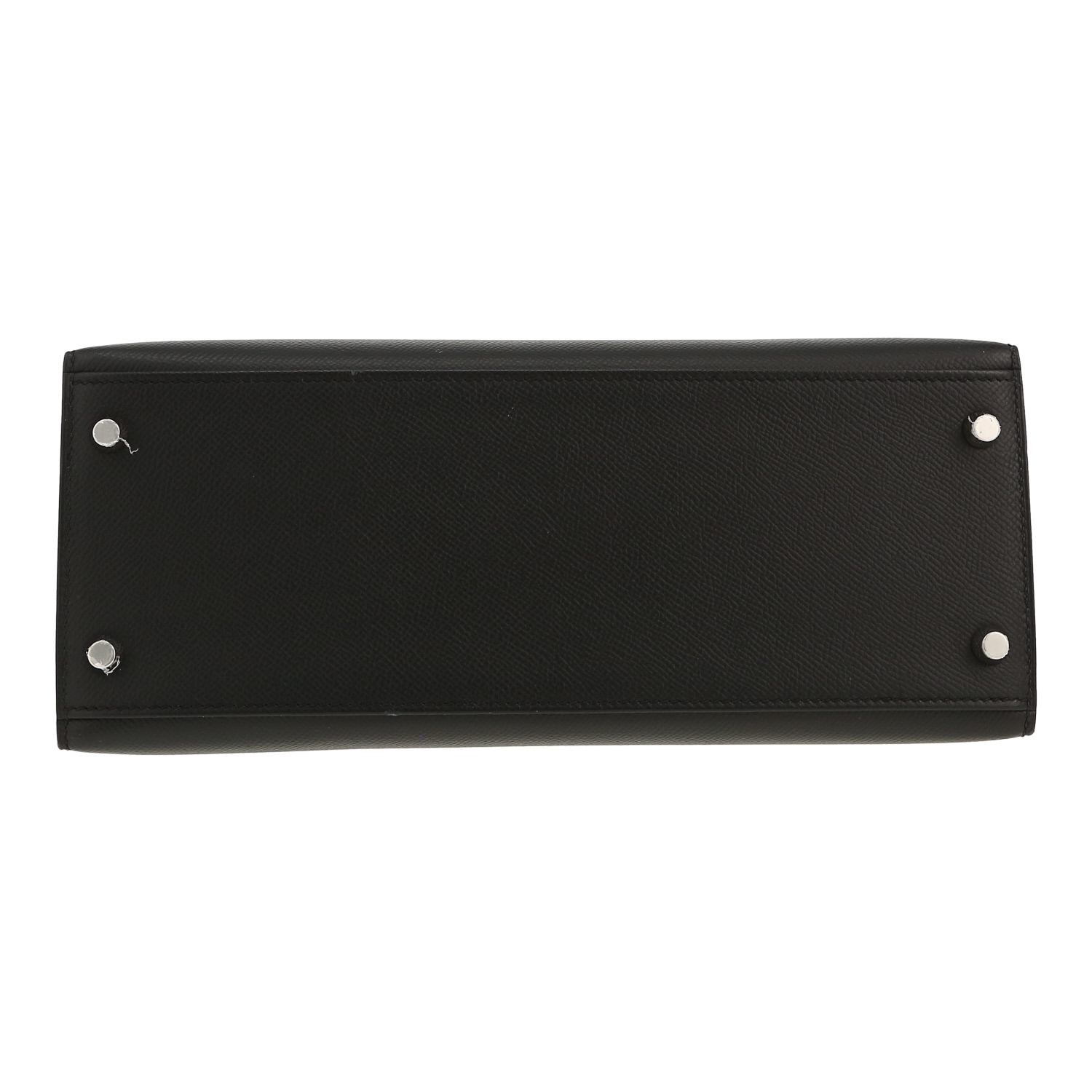 Hermès  Kelly 28 cm handbag  in black epsom leather - Detail D1