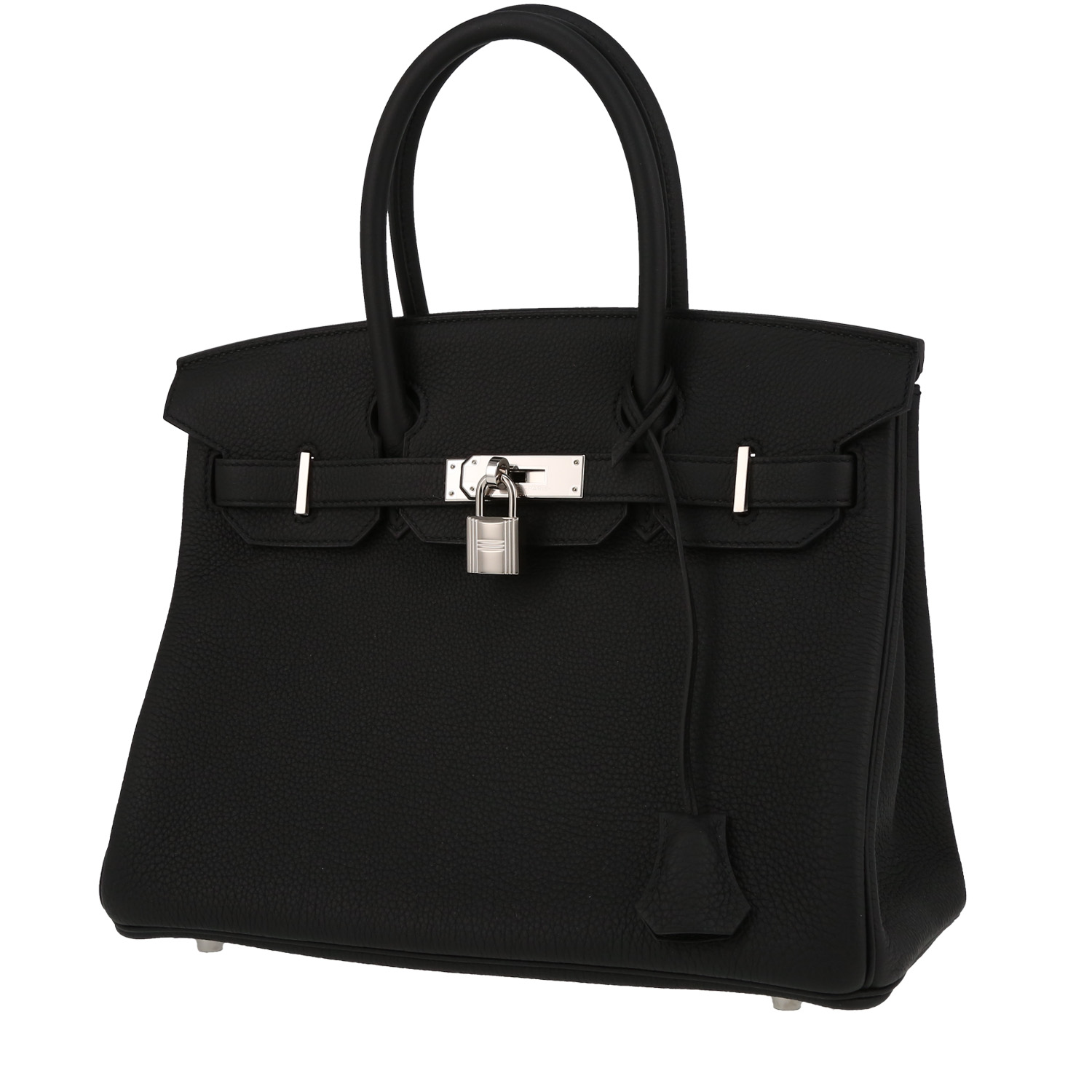 Hermes Birkin 30 cm handbag in black togo leather - 00pp
