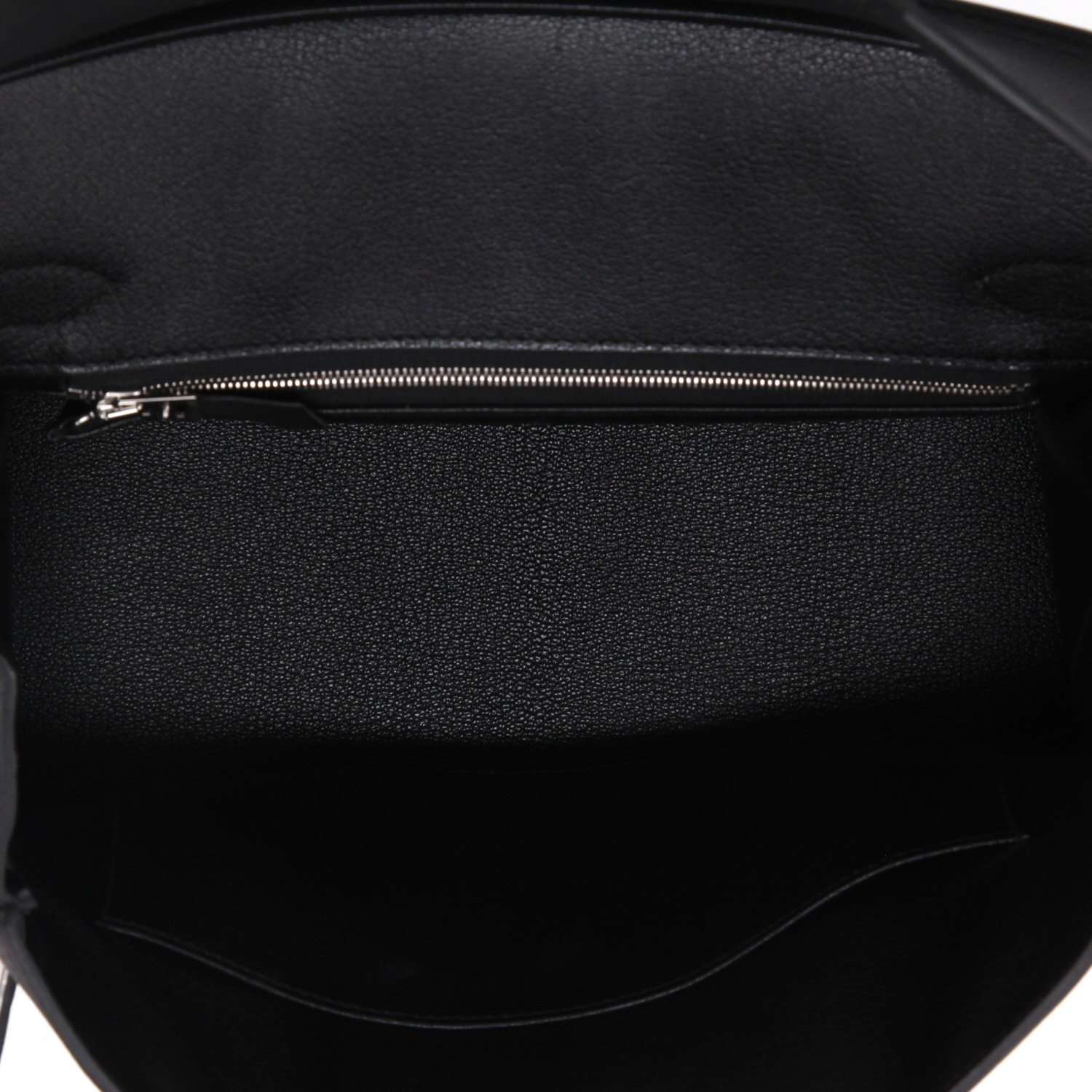 Hermes Birkin 30 cm handbag in black togo leather - Detail D3