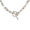 Hermes Chaine d'Ancre large model necklace in silver - 00pp thumbnail