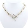 Collar Hermes Chaine d'Ancre modelo grande en plata - 360 thumbnail