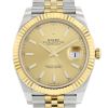 Rolex Datejust 41 watch in gold and stainless steel Ref:  126333 Circa  2021 - 00pp thumbnail