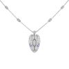 Bulgari Serpenti necklace in white gold,  diamonds and sapphires - 00pp thumbnail