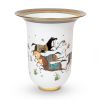 Hermès, vase "Cheval d'Orient", très grand modèle, en porcelaine, signé et titré, des années 2020 - 00pp thumbnail