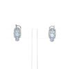 Mauboussin Eternité élégance earrings in white gold,  aquamarine and diamonds - 360 thumbnail