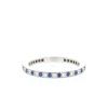 Tiffany & Co Legacy wedding ring in platinium,  diamonds and sapphires - 360 thumbnail