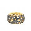 Bague Pomellato Arabesques en or rose et diamants noirs - 360 thumbnail