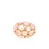 Pomellato Capri ring in pink gold and quartz - 360 thumbnail
