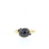 Bague Pomellato Capri en or rose,  céramique noire et saphirs - 360 thumbnail