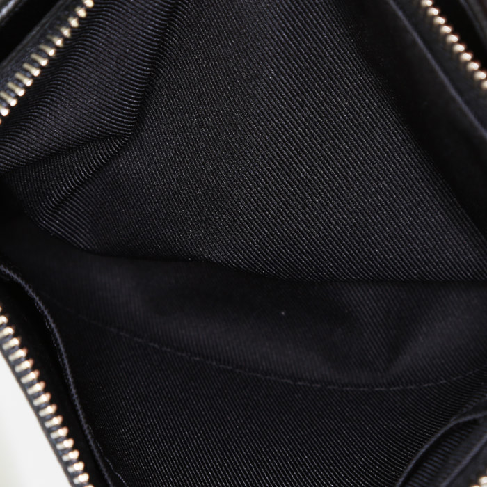 Borsa a tracolla Louis Vuitton Pallas BB in pelle monogram nera - Detail D2
