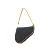 Dior Pochette Saddle handbag/clutch in blue denim and natural leather - 00pp thumbnail