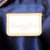 Bolso/bolsito Dior Pochette Saddle en denim azul y cuero natural - Detail D3 thumbnail