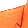 Hermes Birkin 30 cm handbag in orange Feu leather taurillon clémence - Detail D4 thumbnail