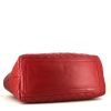 Bolso de mano Chanel Coco Cocoon en cuero acolchado color burdeos - Detail D4 thumbnail