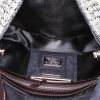 Fendi Baguette handbag in canvas and brown leather - Detail D2 thumbnail