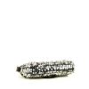 Borsa Fendi Baguette in tela con perle ricamate e pelle marrone - Detail D4 thumbnail