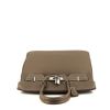 Bolso de mano Hermès  Birkin 35 cm en cuero taurillon clémence marrón etoupe - 360 Front thumbnail