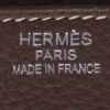 Bolso de mano Hermès  Birkin 35 cm en cuero taurillon clémence marrón etoupe - Detail D2 thumbnail