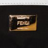 Fendi Baguette handbag in white leather - Detail D4 thumbnail