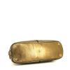 Bolso de mano Yves Saint Laurent Muse en cuero dorado y cuero marrón - Detail D5 thumbnail