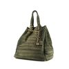 Saint Laurent Overseas handbag in grey leather - 00pp thumbnail