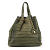 Saint Laurent Overseas handbag in grey leather - 360 thumbnail