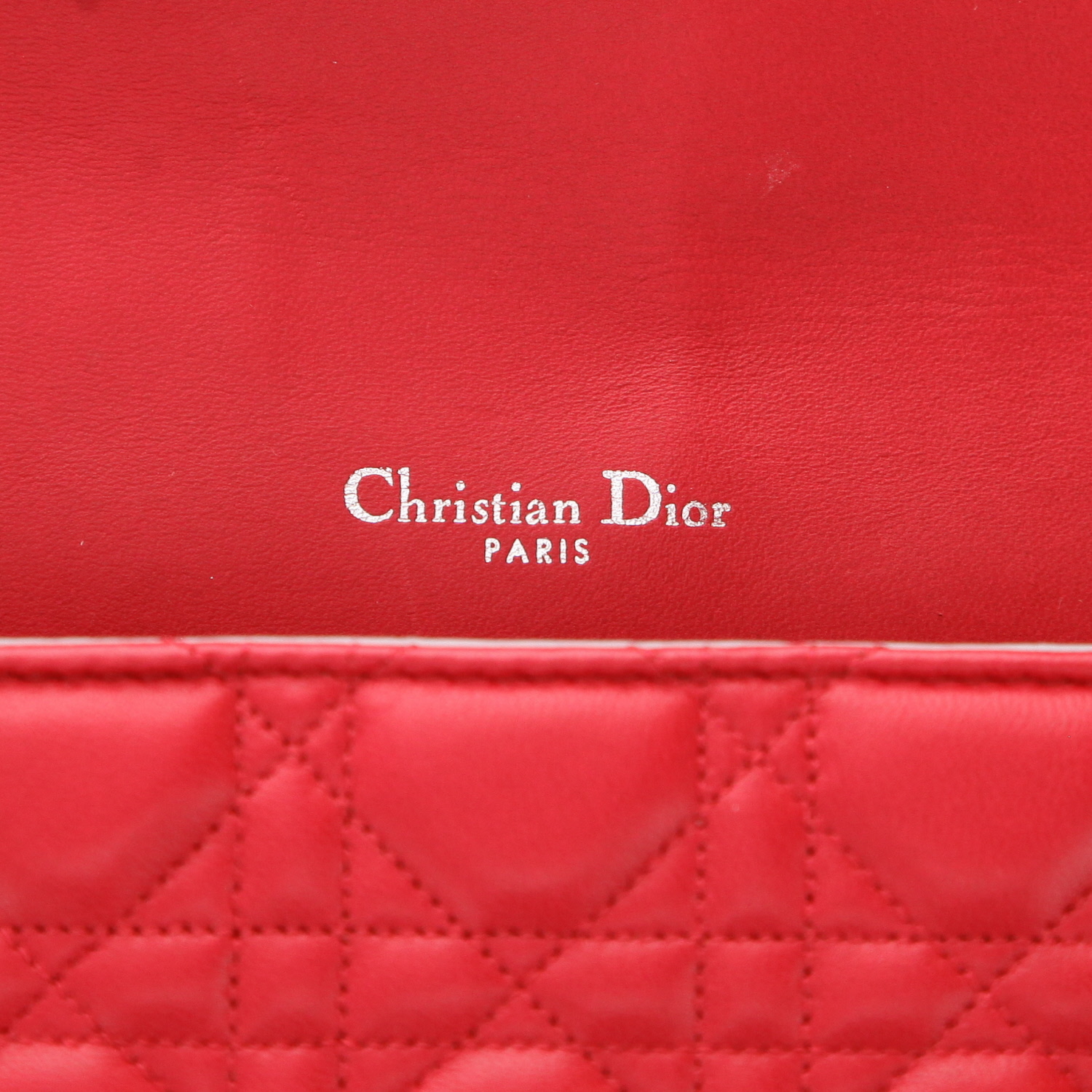 Dior Miss Dior Promenade handbag in pink cannage leather - Detail D2