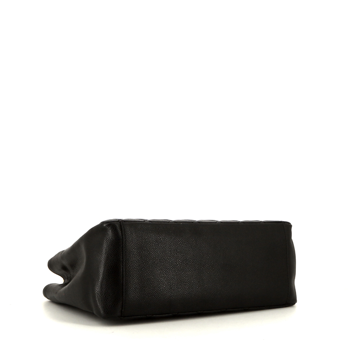 Bolso Cabás Chanel  Shopping GST en cuero granulado acolchado negro - Detail D4