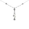 Bulgari Lucéa necklace in white gold,  pearls and diamonds - 00pp thumbnail