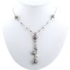 Bulgari Lucéa necklace in white gold,  pearls and diamonds - 360 thumbnail
