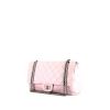 Chanel 2.55 handbag in pink quilted leather - 00pp thumbnail