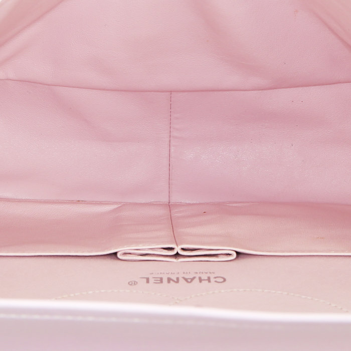 Borsa Chanel 2.55 in pelle trapuntata rosa - Detail D3