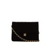 Chanel Mademoiselle handbag in black jersey canvas - 360 thumbnail