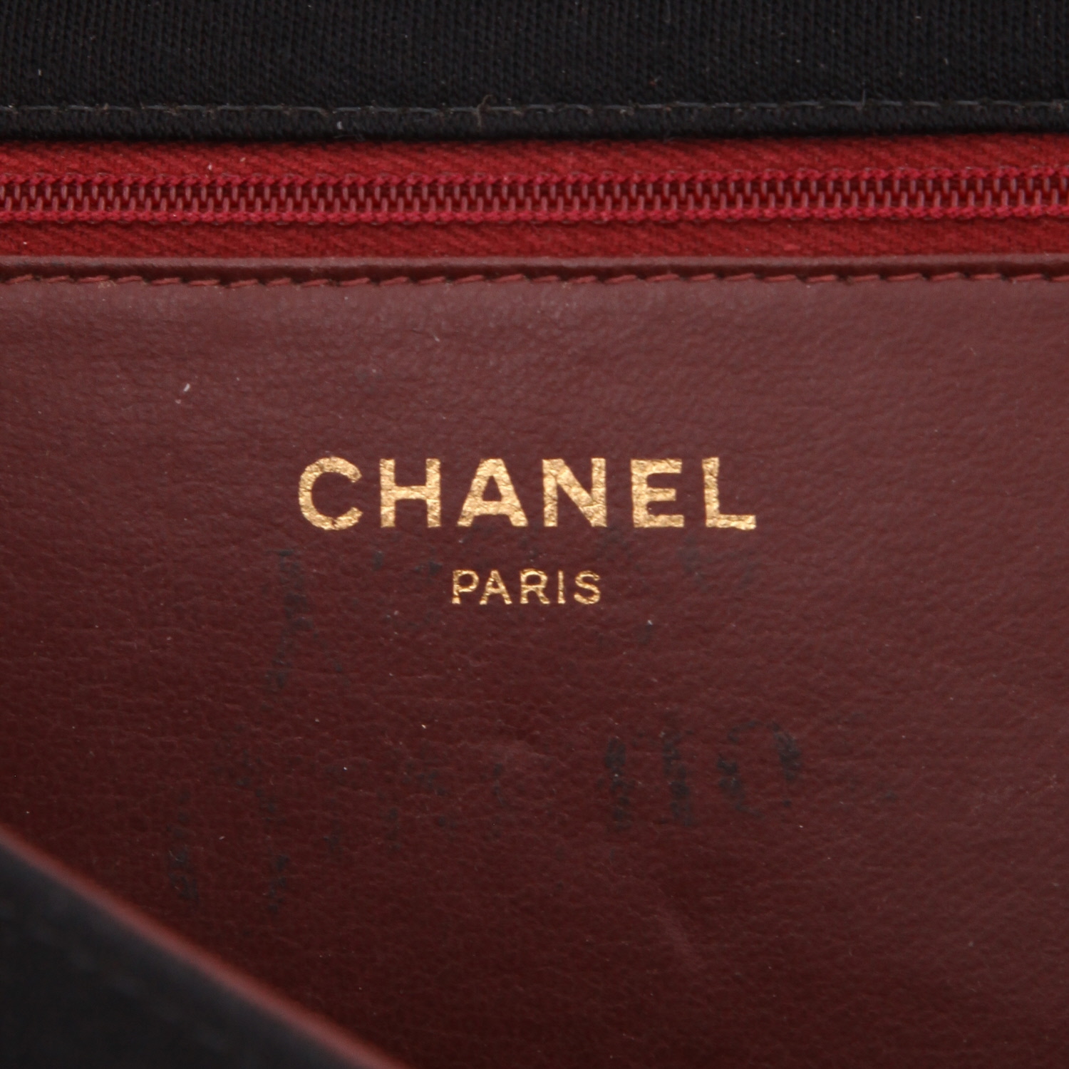 Borsa Chanel  Mademoiselle in tela jersey nera - Detail D2