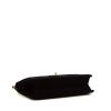 Chanel Mademoiselle handbag in black jersey canvas - Detail D4 thumbnail