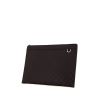 Bolsito de mano Louis Vuitton  Standing en piel en damero grabada negro - 00pp thumbnail