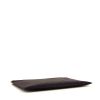 Bolsito de mano Louis Vuitton  Standing en piel en damero grabada negro - Detail D4 thumbnail
