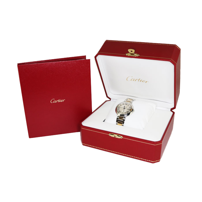 Montre Cartier Ballon Bleu De Cartier en or et acier Ref :  3489 Vers  2016 - Detail D2