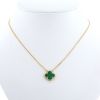 Van Cleef & Arpels Alhambra Vintage necklace in yellow gold and malachite - 360 thumbnail