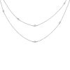 Tiffany & Co Diamonds By The Yard necklace in platinium and diamonds - 00pp thumbnail