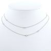 Tiffany & Co Diamonds By The Yard necklace in platinium and diamonds - 360 thumbnail