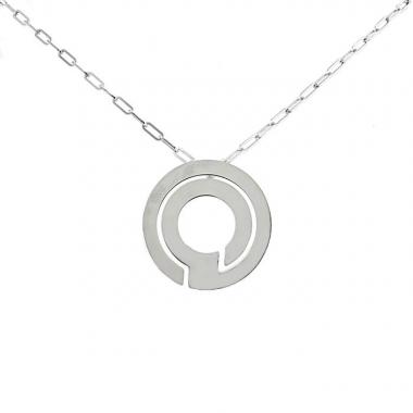 Collana lunga Dinh Van Seventies modello grande in argento