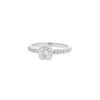 Fred Delphine solitaire ring in platinium and diamonds (0,70 carat) - 00pp thumbnail