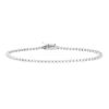 Bracelet ligne en or blanc et diamants (1,20 carat) - 00pp thumbnail